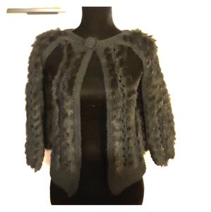 Jocelyn rabbit fur vest